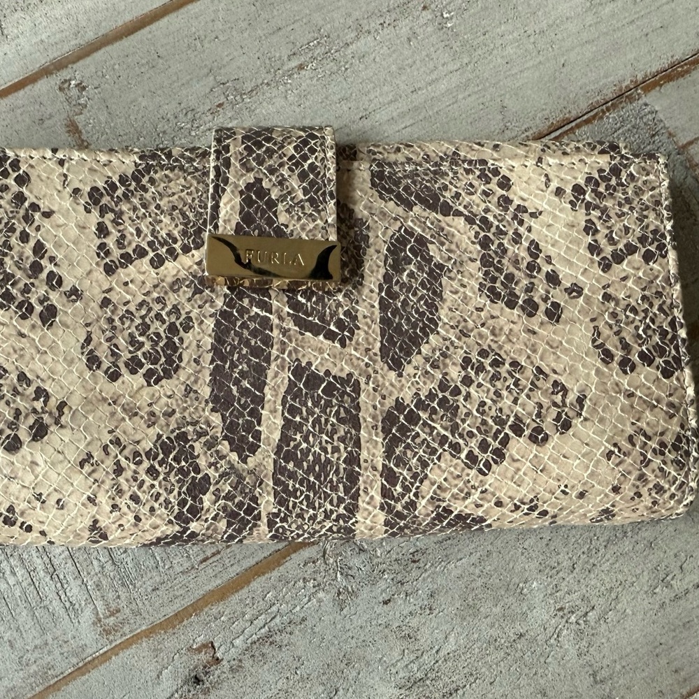 Furla Snakeskin Wallet